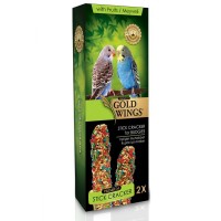 Goldwings Premium Budgie Fruit Stick Box - 6 pcs